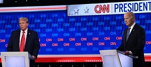 Joe Biden And Donald Trump Face Off At CNN Presidential Debate