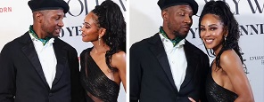 Jonathan Majors And Meagan Good Glam Up To Black Hollywood Event In LA
