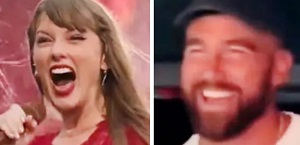 Taylor Swift Appears To Light Up After Spotting Boyfriend Travis Kelce In Audience Of Dublin Eras Tour Show