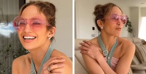 Jennifer Lopez Flaunts Slim Figure For Her Beauty Line