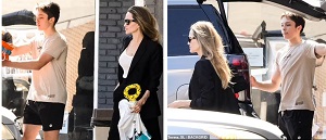 Angelina Jolie And Son Knox Spotted Shopping In LA