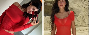 Kylie Jenner Poses In 'The Vacation Wardrobe Of My Dreams' From Khy