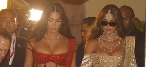 Kim And Khloe Kardashian Stun At Wedding Of Anant Ambani
