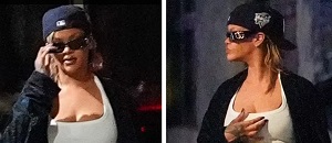 Rihanna Spotted With A Friend Taking A Stroll In NYC