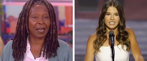Whoopi Goldberg didn't hold back when sharing her thoughts about Kai Trump's Republican National Convention (RNC) speech, urging voters 'not to fall for it.'