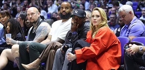 Adele And Husband Rich Paul Spotted Courtside At Team USA Basketball Game In London