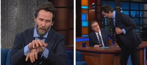 Keanu Reeves Recreates How He Broke His Kneecap While Filming Comedy Movie