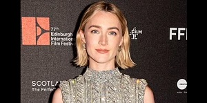 Saoirse Ronan Shows Off Wedding Ring As She's Seen For The First Time Since Secret Wedding To Jack Lowden (Photo via-Aaron Parfitt)