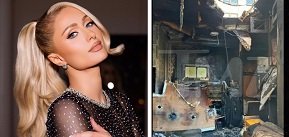 Paris Hilton’s Makeup Trailer Catches Fire On Set Of New Music Video