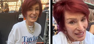 Sharon Osbourne Takes A Swipe At Donald Trump As She Recreates Iconic X Factor Moment Attending Taylor Swift's London Show