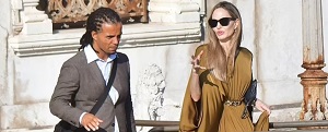 Angelina Jolie Spotted Leaving A Hotel In Venice With A New Man