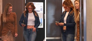 Jennifer Lopez Hits The Spa Before Touring Nearby Mansion In Beverly Hills