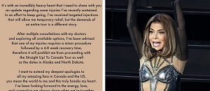 Paula Abdul Cancels Upcoming Canadian Tour To Undergo 'Minor Procedure' To Treat Injuries
