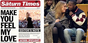 Adele Creates Her Own 'P**s Taking' Newspaper As She Discusses Her Engagement To Rich Paul