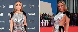 Jennifer Lopez Hits The Red Carpet In Revealing Gown Amid Divorce Drama