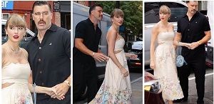 Taylor Swift And Travis Kelce Arrives Electric Lady Studios In NYC Holding Hands