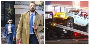 Ben Affleck's Ford Bronco Breaks Down Stranding Him And Son Samuel