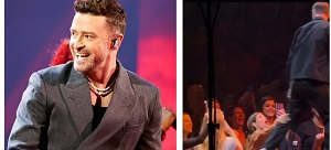 Justin Timberlake Fan Misses Out On Being Serenade By The Star As She Was Busy Texting On Her Phone
