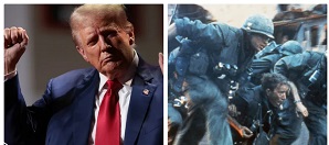 Donald Trump Plays Anti-LGBTQ+ Military Video, Full Of 'Full Metal Jacket' Clips