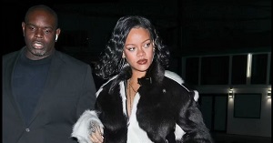 Rihanna Enjoys A Late Night Dinner At Santa Monica Restaurant Giorgio Baldi