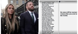 Dee Devlin Rips Conor McGregor's Accuser, 'What Sort Of Woman Are You!!!'