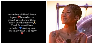 Jhené Aiko's House Burns Down In L.A. Fire, Shares Photo Of Blaze