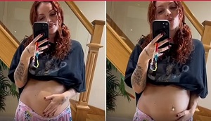 Jesy Nelson Shows Off Her Baby Bump As She Thanks Fans For Their Messages