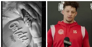 Patrick Mahomes Praises Brittany After Welcoming Third Child, 'She Crushed it'