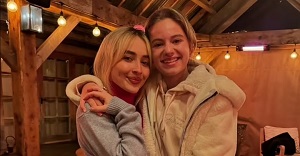 Sabrina Carpenter Attends Gino D'Acampo's Wife Jessica's Birthday Bash