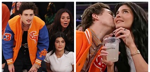 Kylie Jenner And Timothee Chalamet Attend NBA Game