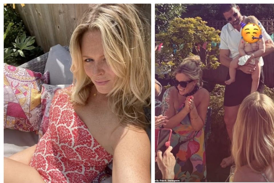 Emily Atack Stuns In A Bandeau Swimsuit In Latest Snaps