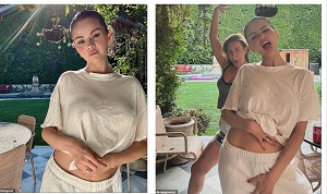 Selena Gomez Shows Off Toned Stomach In Sultry Photo Ahead Of Wedding To Benny Blanco