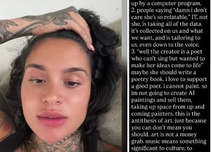 Kehlani Reacts To $3m Record Deal For AI Artist Xania Monet