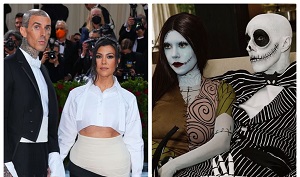 Kourtney Kardashian And Travis Barker Show Off Their Halloween Costume
