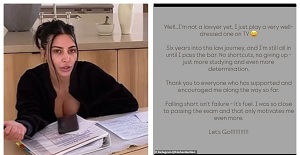 Kim Kardashian Reveals Her Bar Exam Result