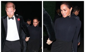 Meghan Markle And Prince Harry Attend Kris Jenner's 70th Birthday Bash