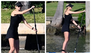 Ivanka Trump Goes Solo Paddleboarding Excursion
