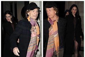 Mick Jagger And Melanie Hamrick Attend Star-Studded Mayfair Bash