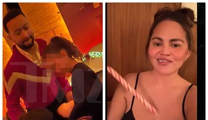 Chrissy Teigen Makes Out With Husband John Legend After Tooth Fail