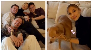 Ariana Grande And Ethan Slater Spend Christmas Together
