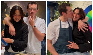 Dua Lipa Enjoys Christmas With Callum Turner