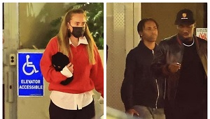 Adele Makes Rare Appearance With Fiancé Rich Paul At Christmas Party