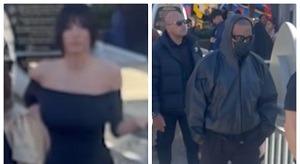 Kanye West Takes Kids To Disneyland