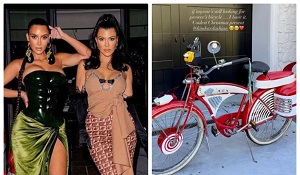 Kim Kardashian Buys Kourtney Iconic Bike From Pee Wee's Big Adventure As Christmas Present