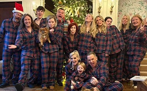 Ozzy Osbourne Wear Matching Pyjamas To Celebrate Christmas