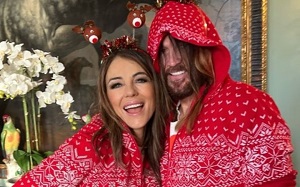 Billy Ray Cyrus And Elizabeth Hurley Mark First Christmas Together