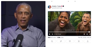Barack Obama Breaks Silence On Trump's Ape Video