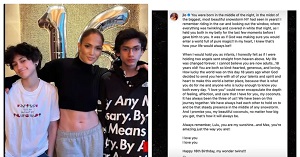 Jennifer Lopez Celebrates Twins Turning 18 With Emotional Post