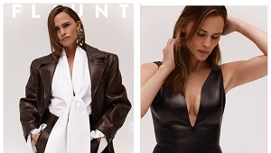 Jennifer Garner Sizzles In Leather Dress For Flaunt Photoshoot