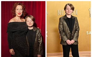 Katy Cavanagh And Son Attend The Actor Awards in LA